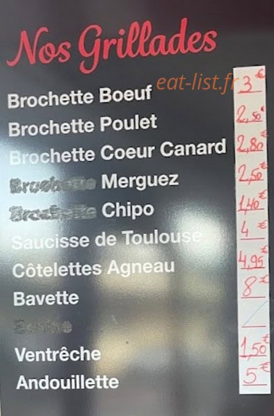 Bbq — carte page 1