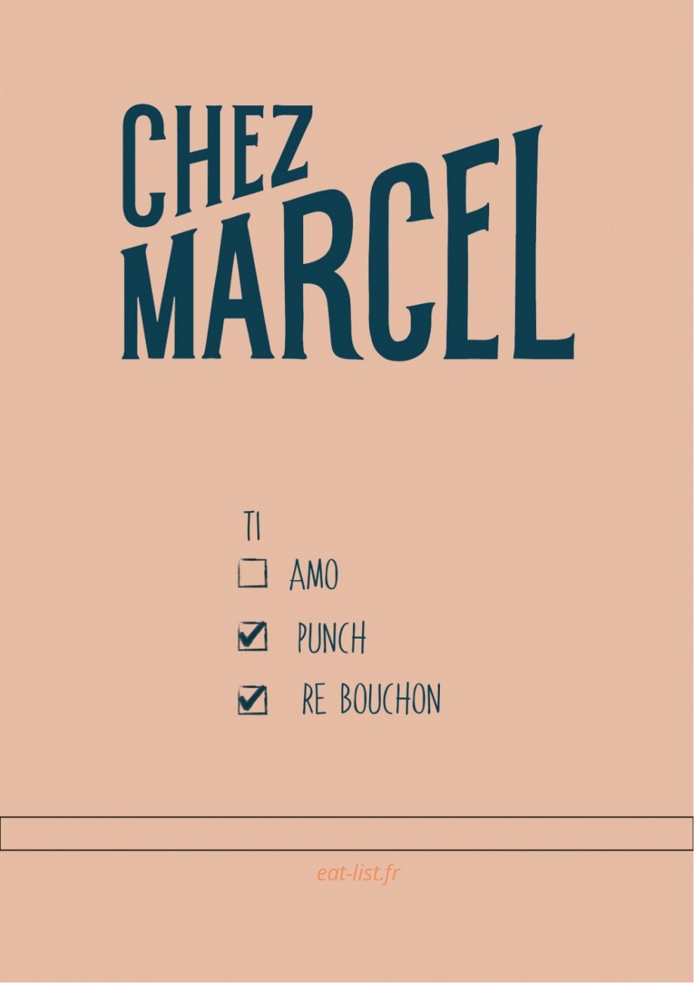 Chez Marcel — carte page 7