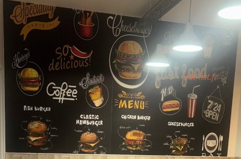 Crispy Food — carte page 1