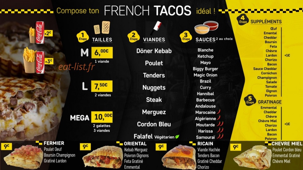 Factory Food 117 — carte page 3