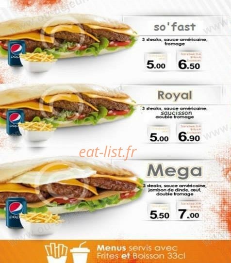 Good & So'FasT — carte page 5
