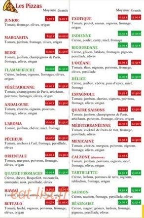 L'aroma — carte page 3