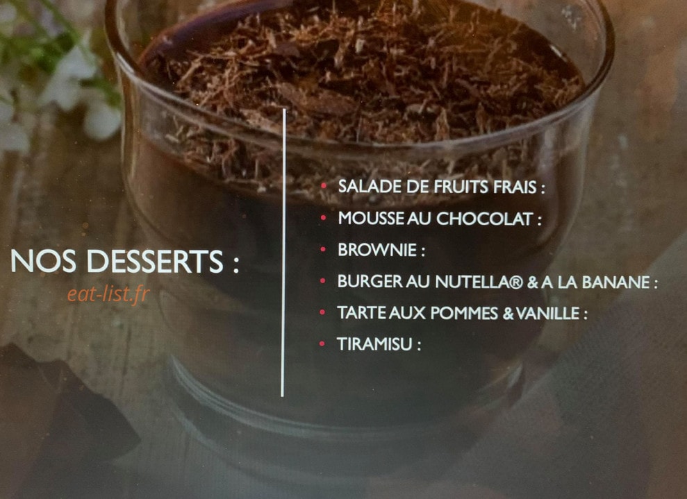 L'Atelier Du Burger — carte page 3
