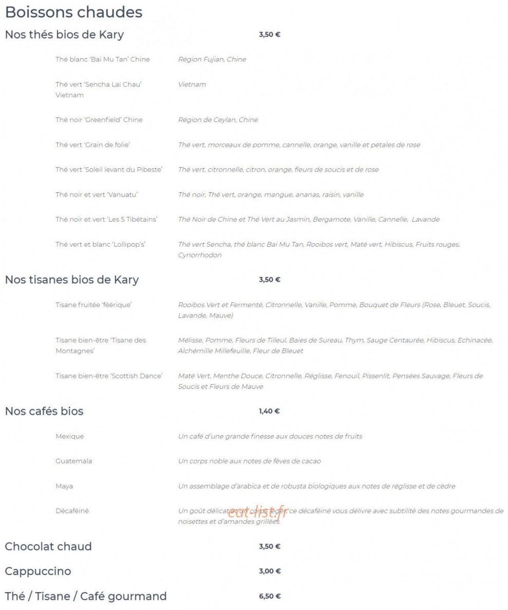 L'Essence des fleurs — carte page 2