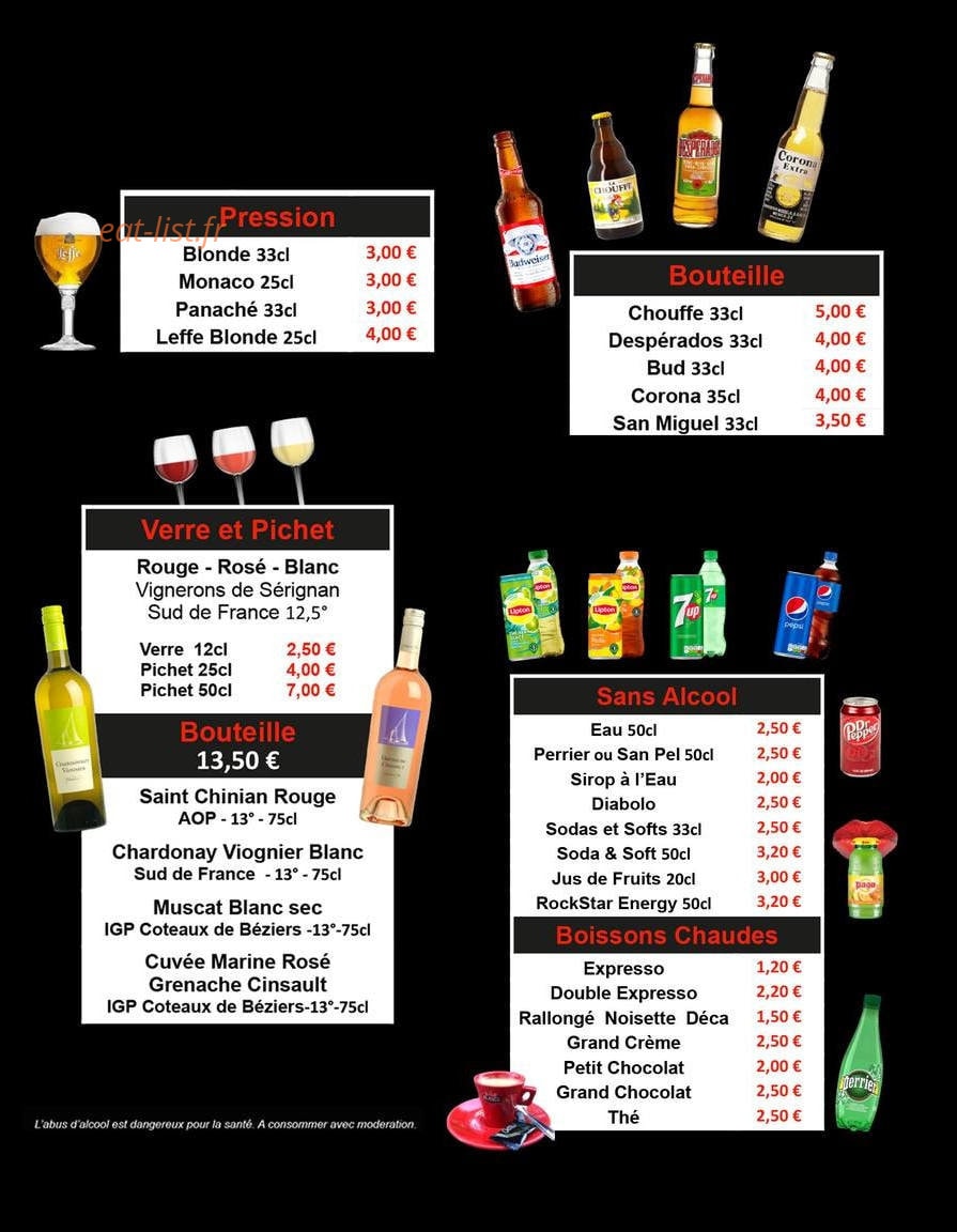 La Kantine — carte page 4