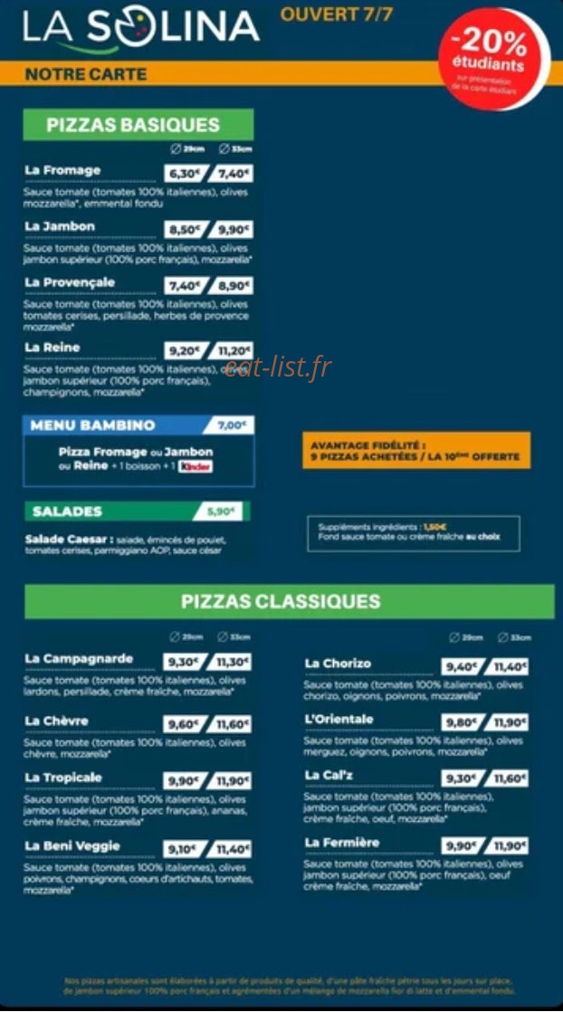La solina — carte page 1