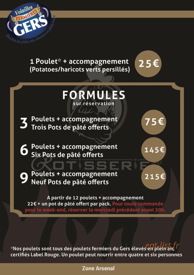 Rôtisserie 21 — carte page 2