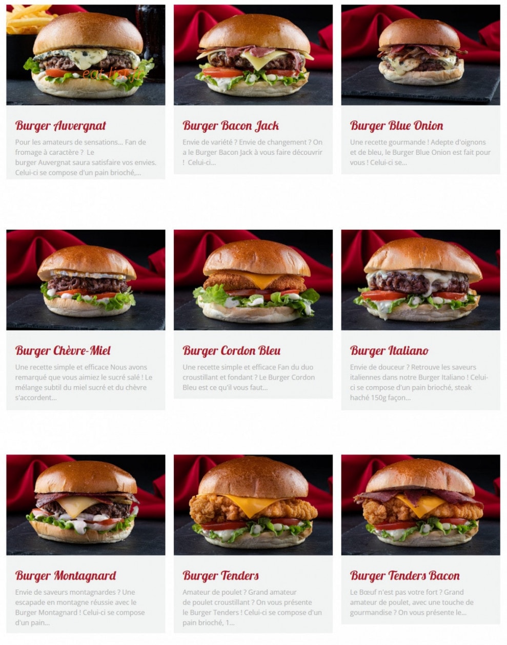Tacos Avenue — carte page 6