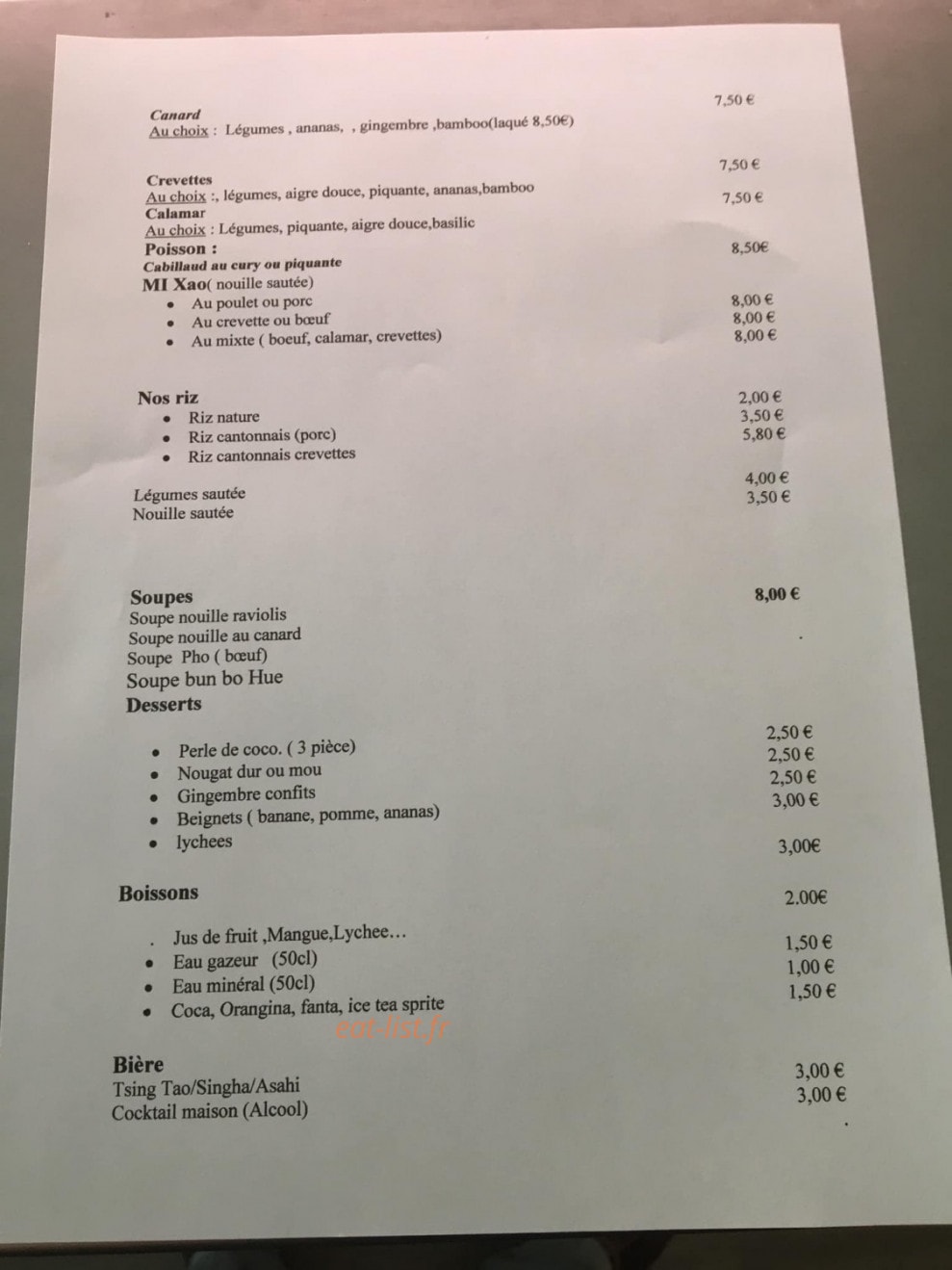 Thanh Long — carte page 2