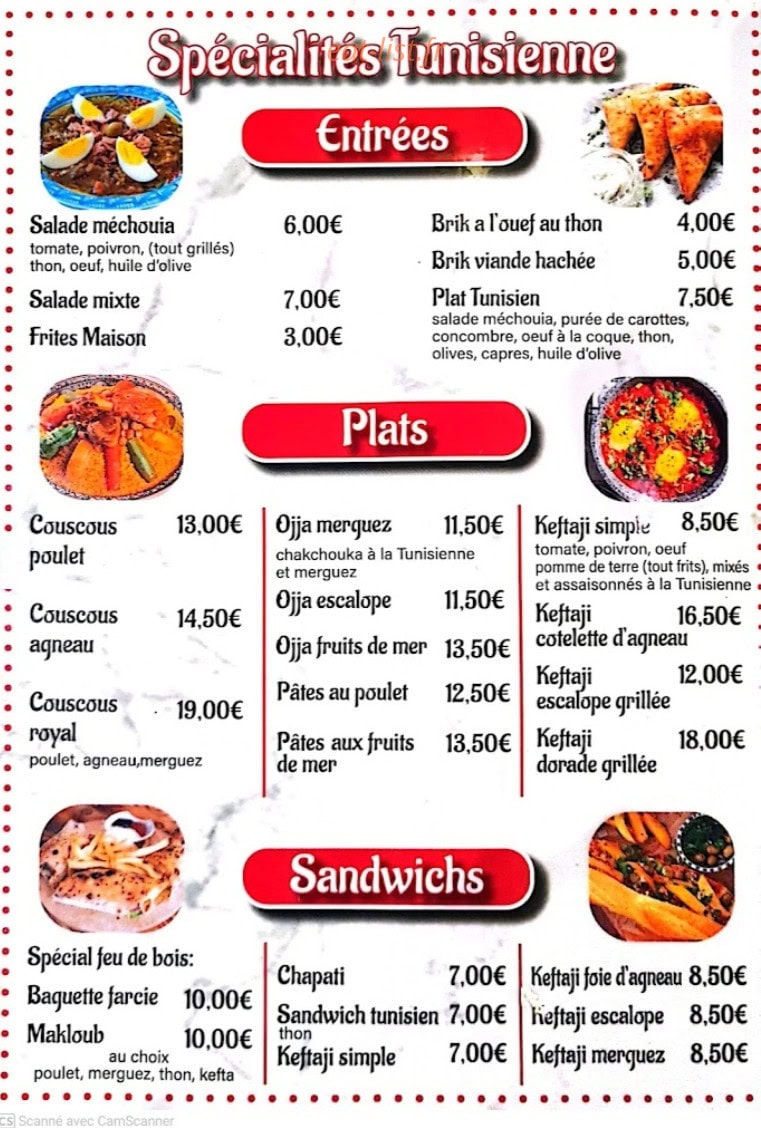 Tonton Du Bled — carte page 1