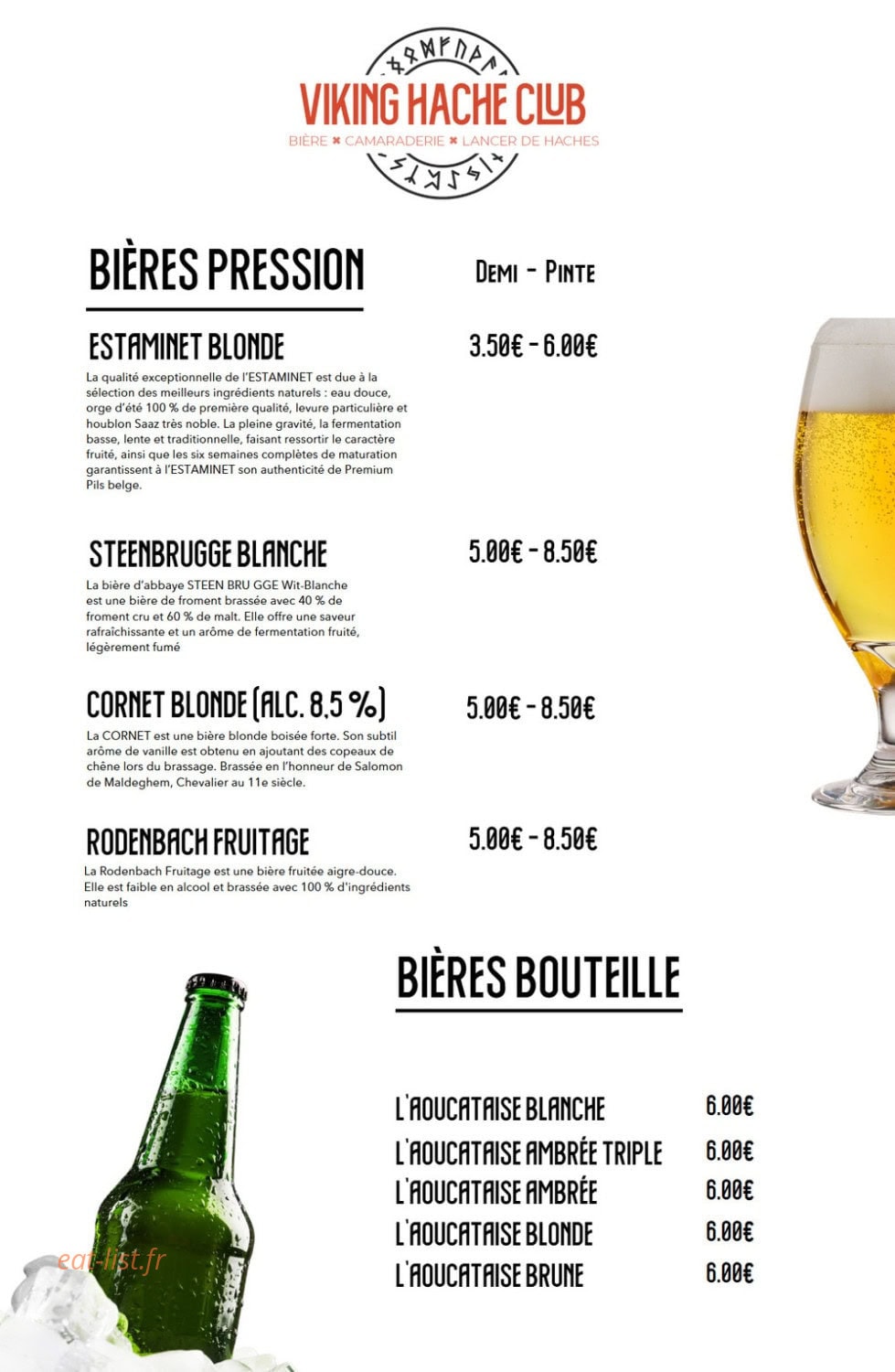Viking Hache Club — carte page 3