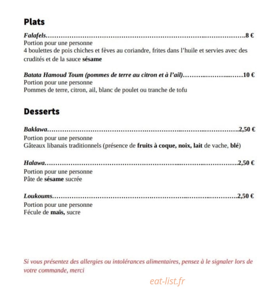 Wisso's — carte page 2