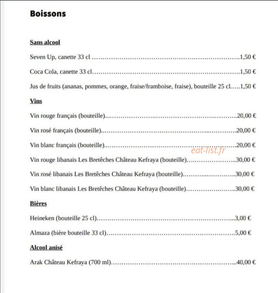 Wisso's — carte page 3