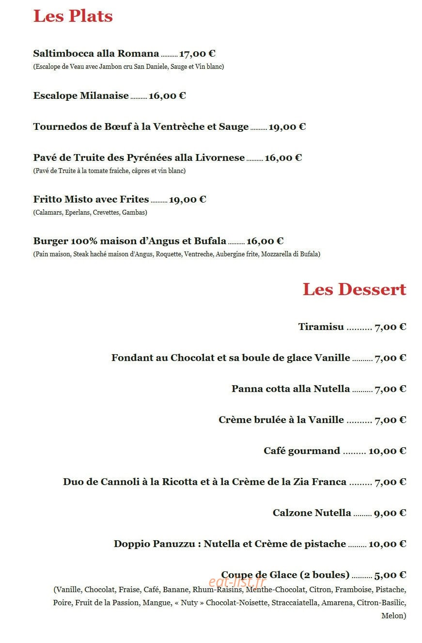 Cantine Lo Vetere — carte page 2