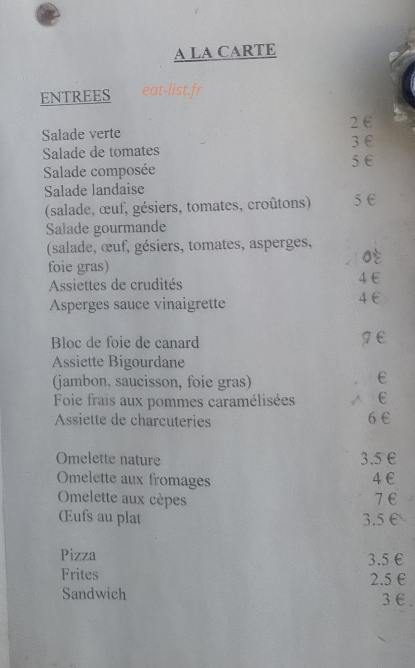 Les Bergeronnettes — carte page 1