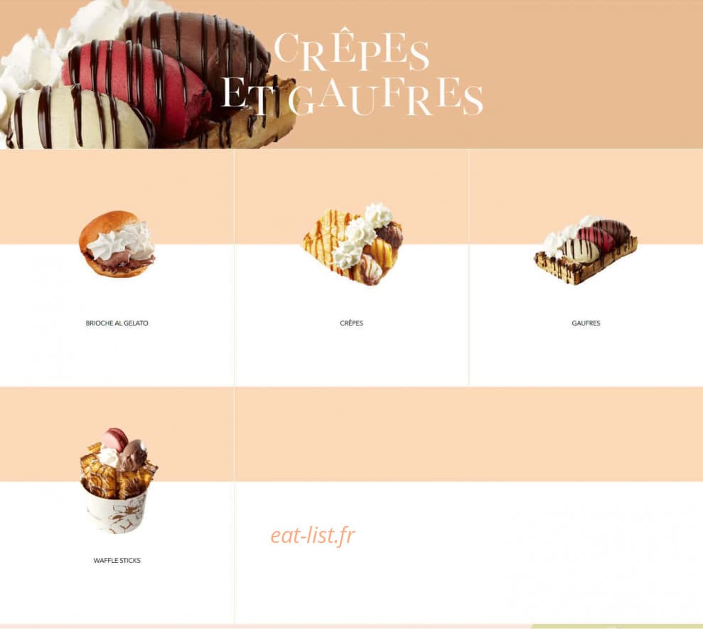 Amorino — carte page 6