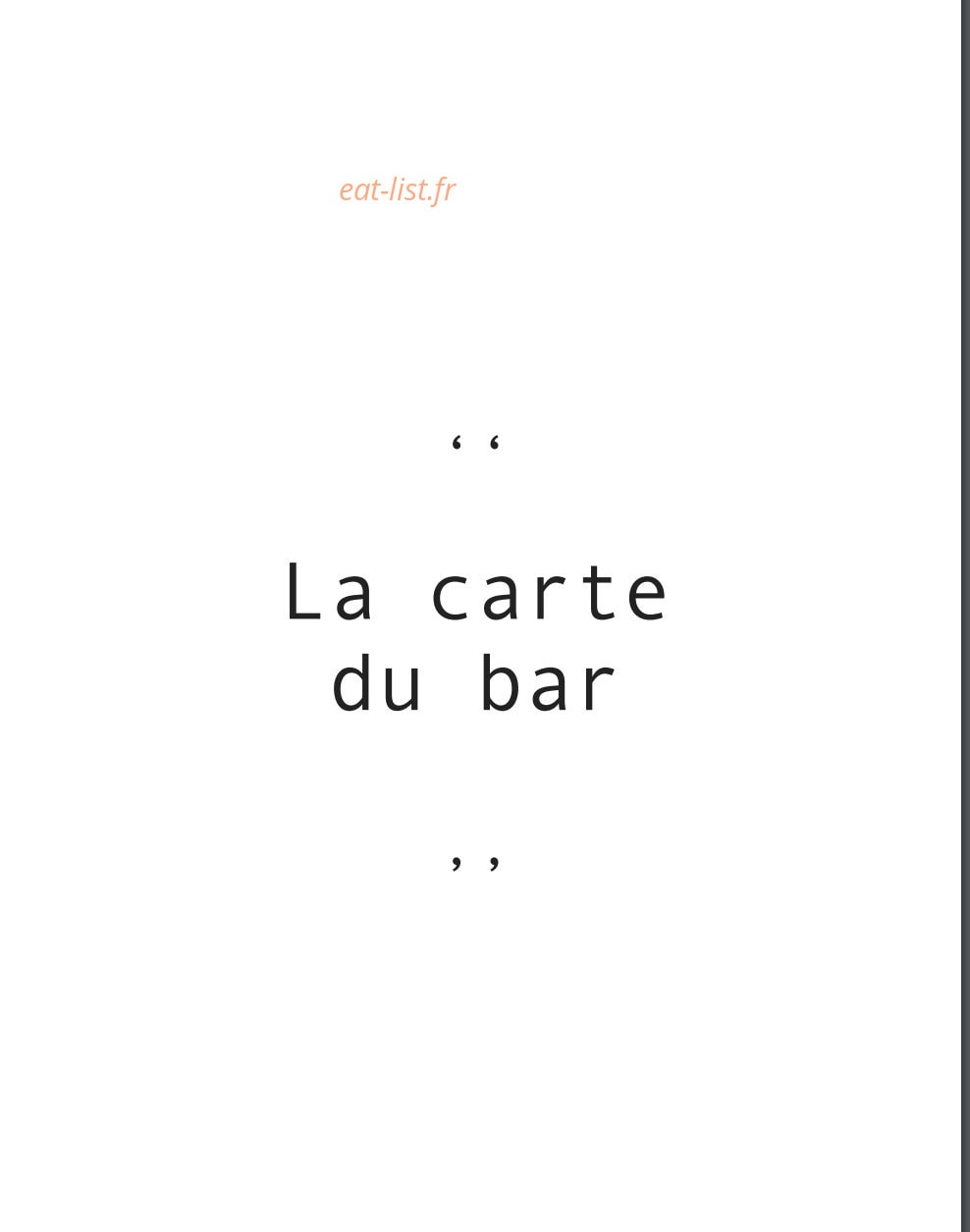 Belfry et Spa by Ligne St Barth — carte page 2