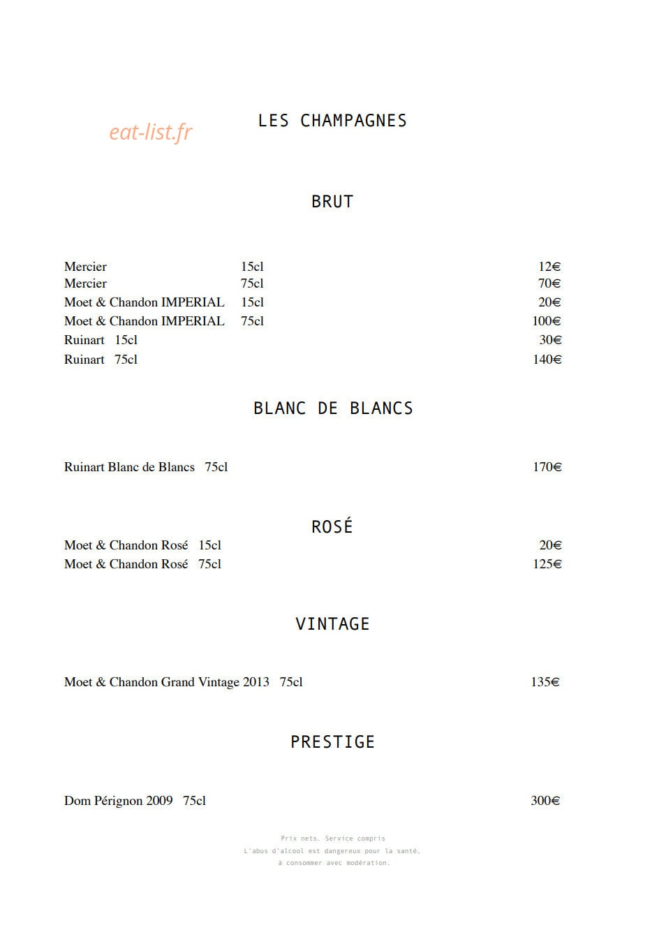 Belfry et Spa by Ligne St Barth — carte page 6