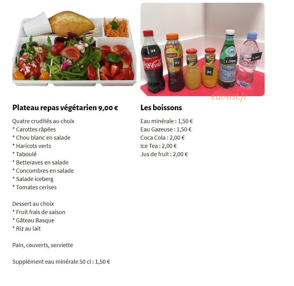 Bousquet Le Traiteur — carte page 2