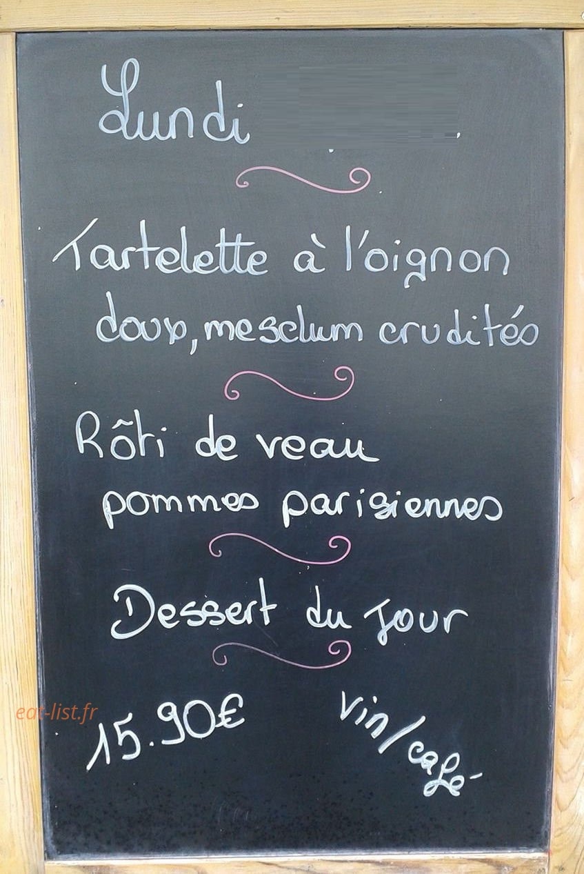 Brasserie Le Bodegon — carte page 3