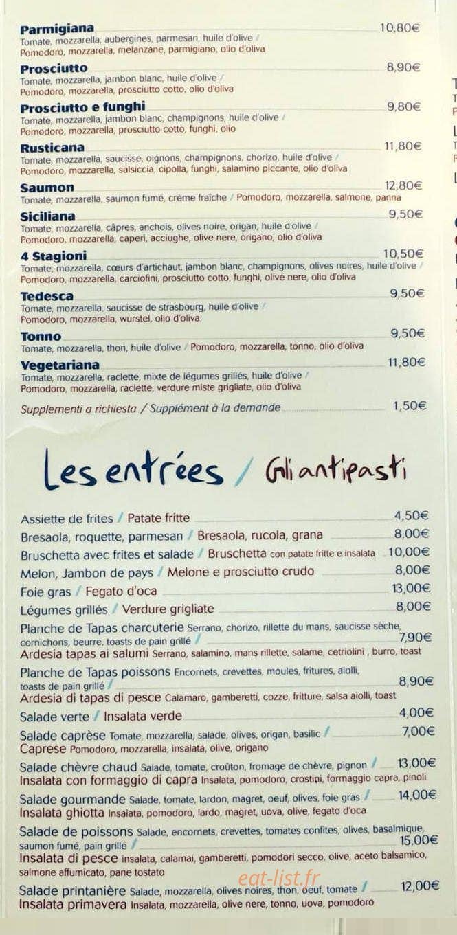 Casa Italia — carte page 3
