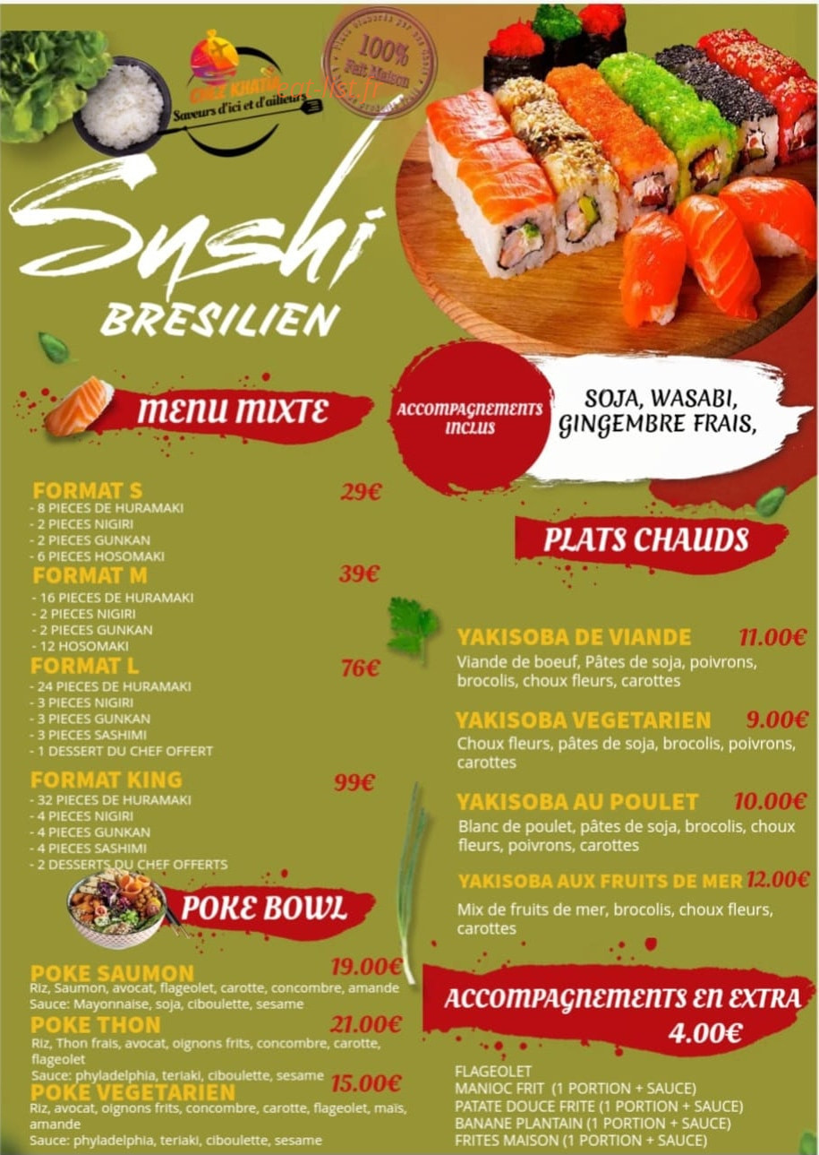 Chez Khatia — carte page 1