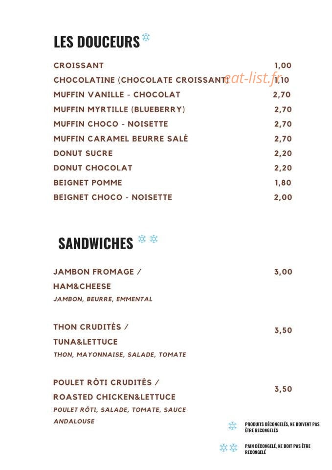 Coffee With Tee — carte page 2