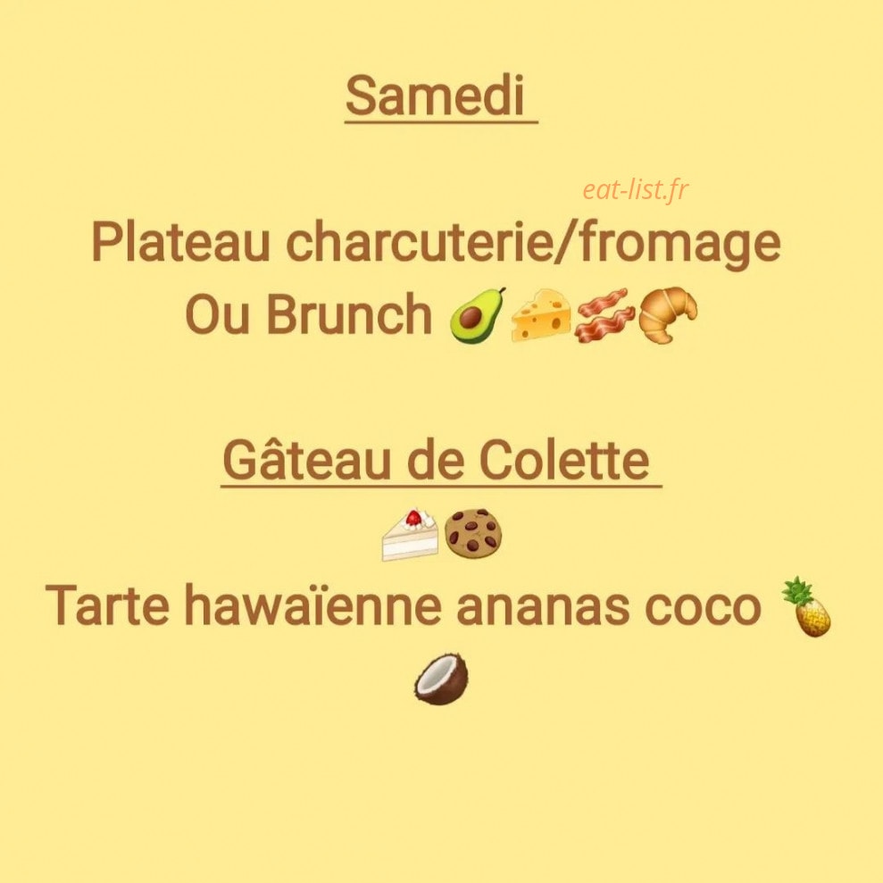 La Pie Colette — carte page 1