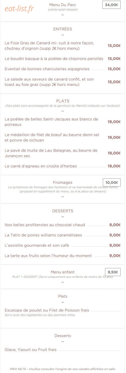Le Parc — carte page 3