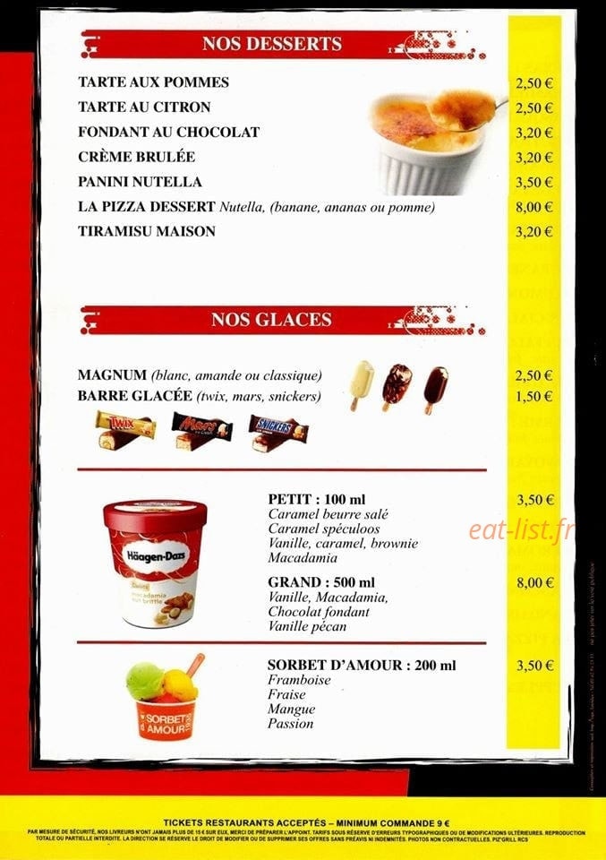 Piz' Grill — carte page 6