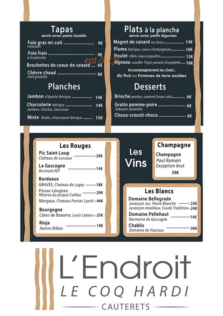 coq hardi — carte page 1