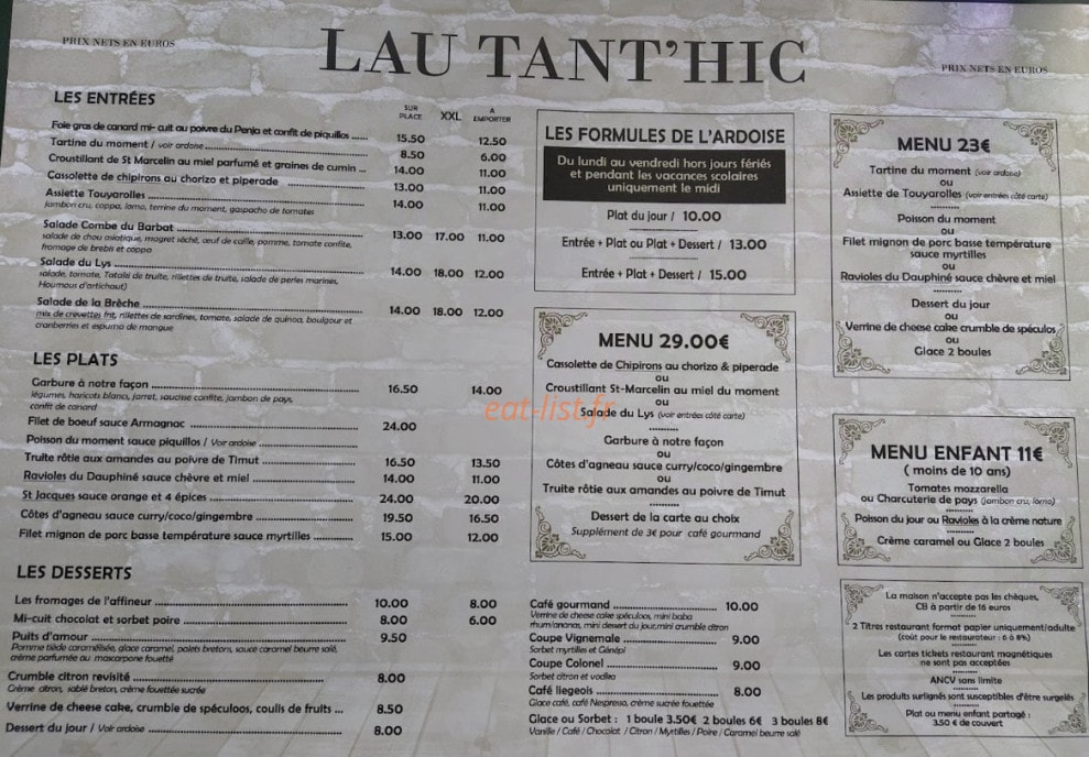 Lau Tant'hic — carte page 1