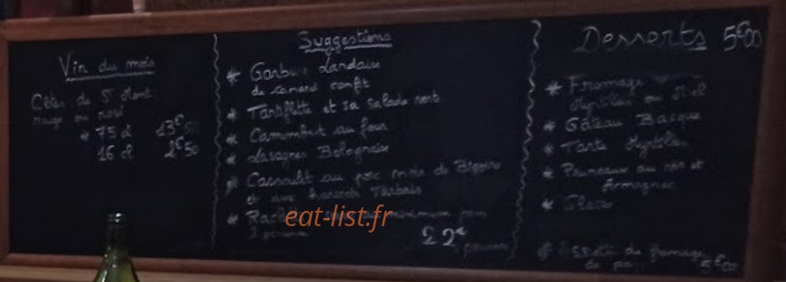 Le Paris — carte page 1