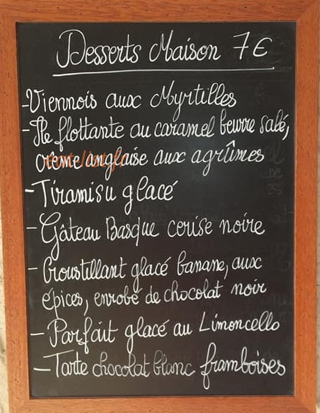 Pizzeria Titus — carte page 1