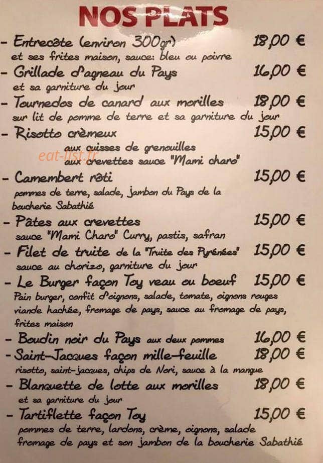 Le Vin'4 — carte page 2