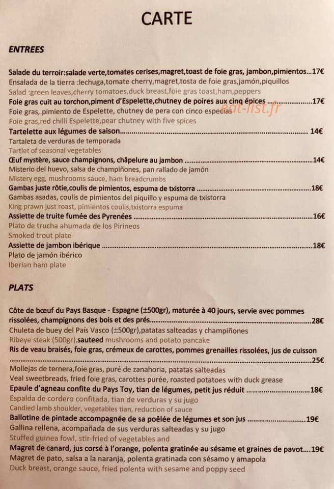 Le BasqueToy — carte page 1