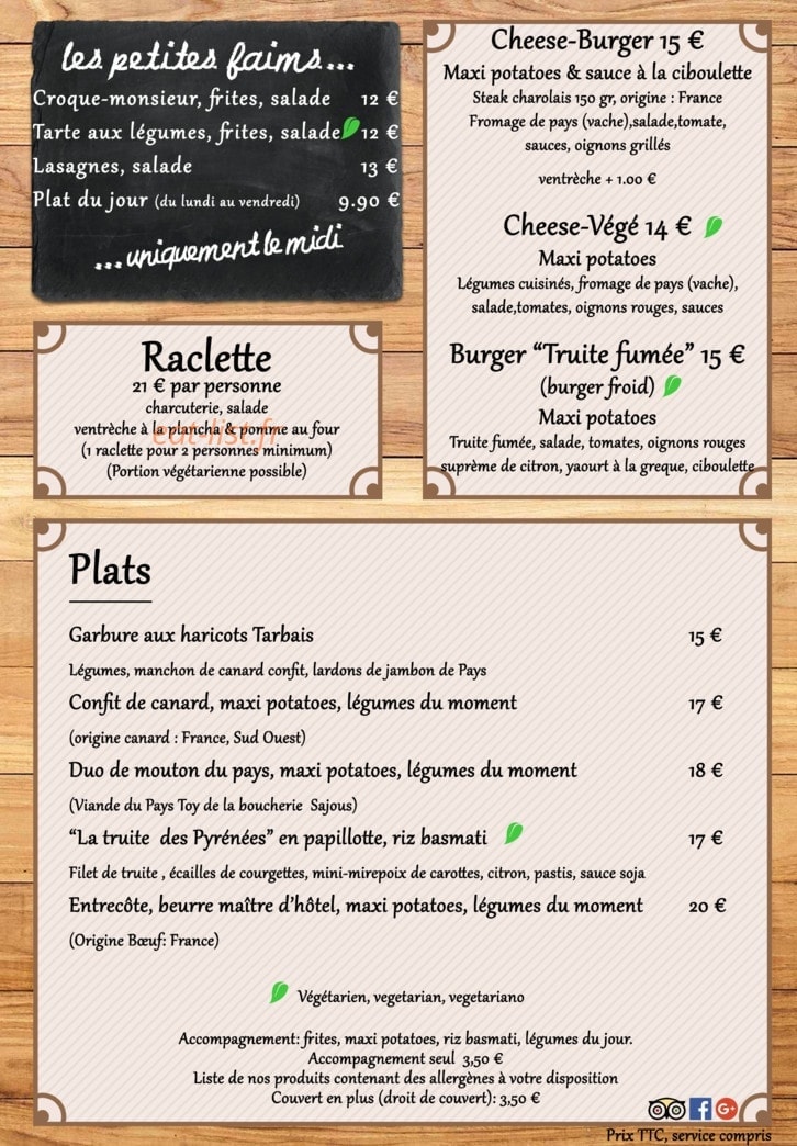 Le Rest'O du Marmiton — carte page 2