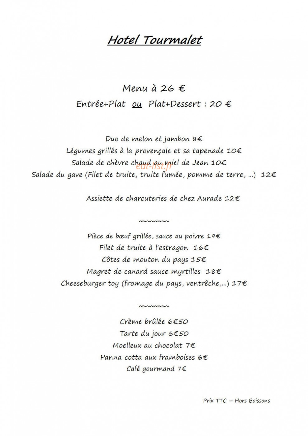 Tourmalet — carte page 1