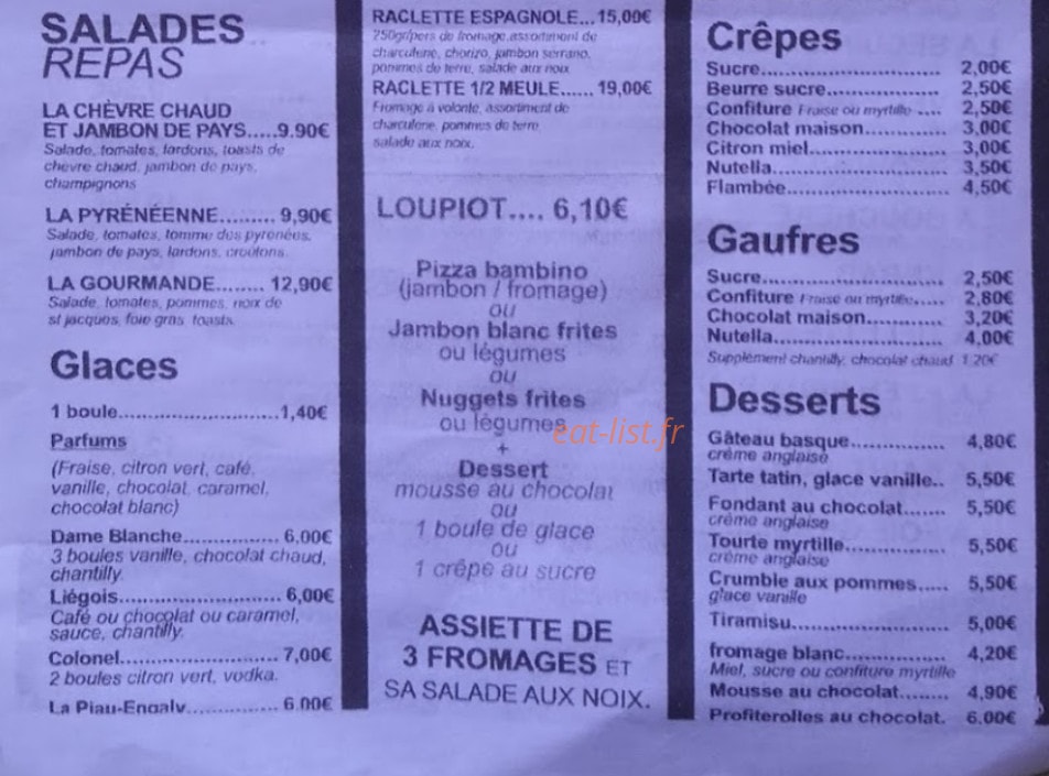 L'Edelweiss — carte page 2