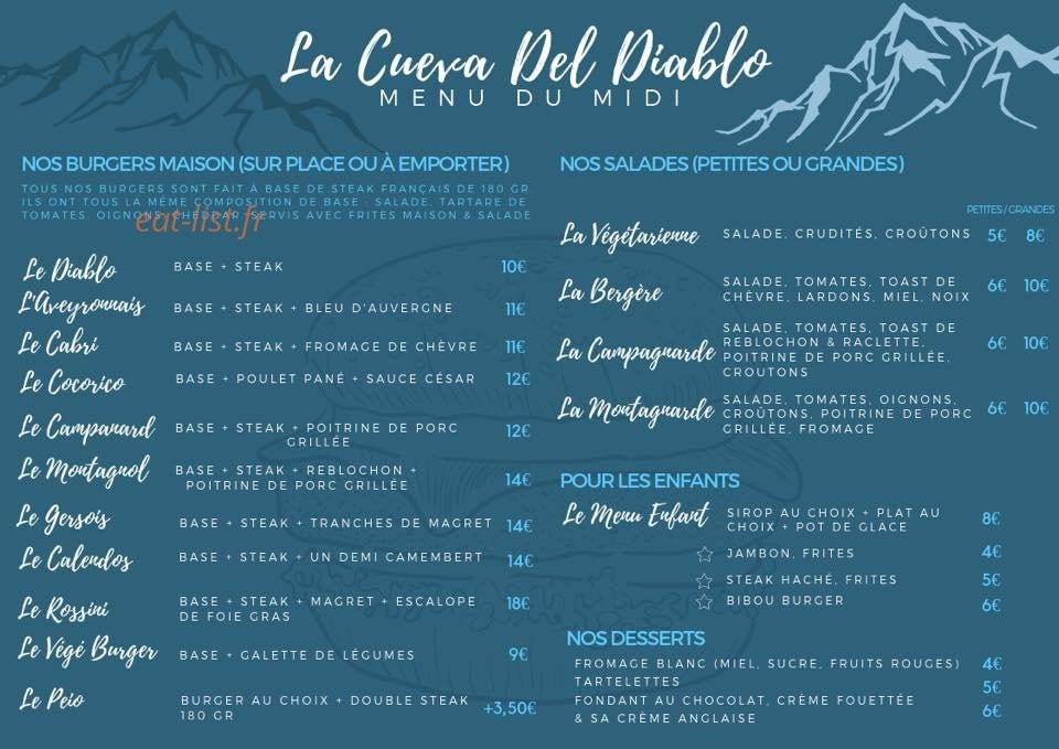 La Cueva Del Diablo — carte page 1