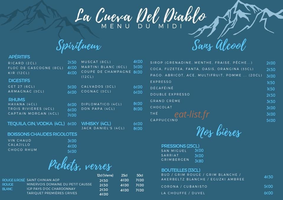 La Cueva Del Diablo — carte page 2