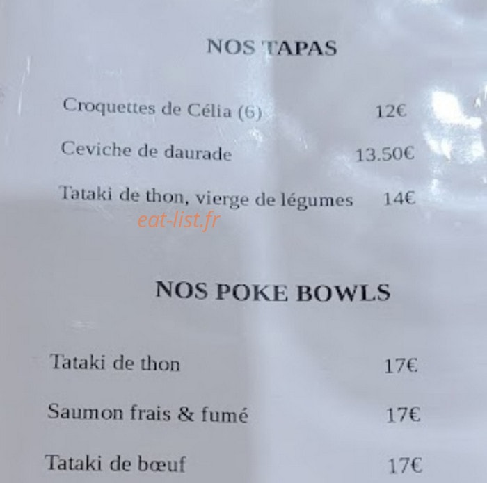 L'Atelier Du Burger — carte page 2