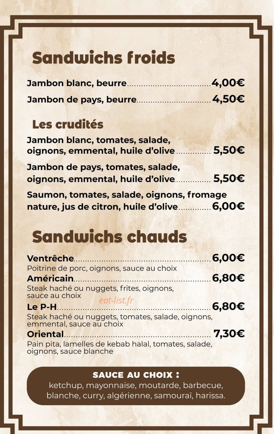 La Cahute — carte page 4