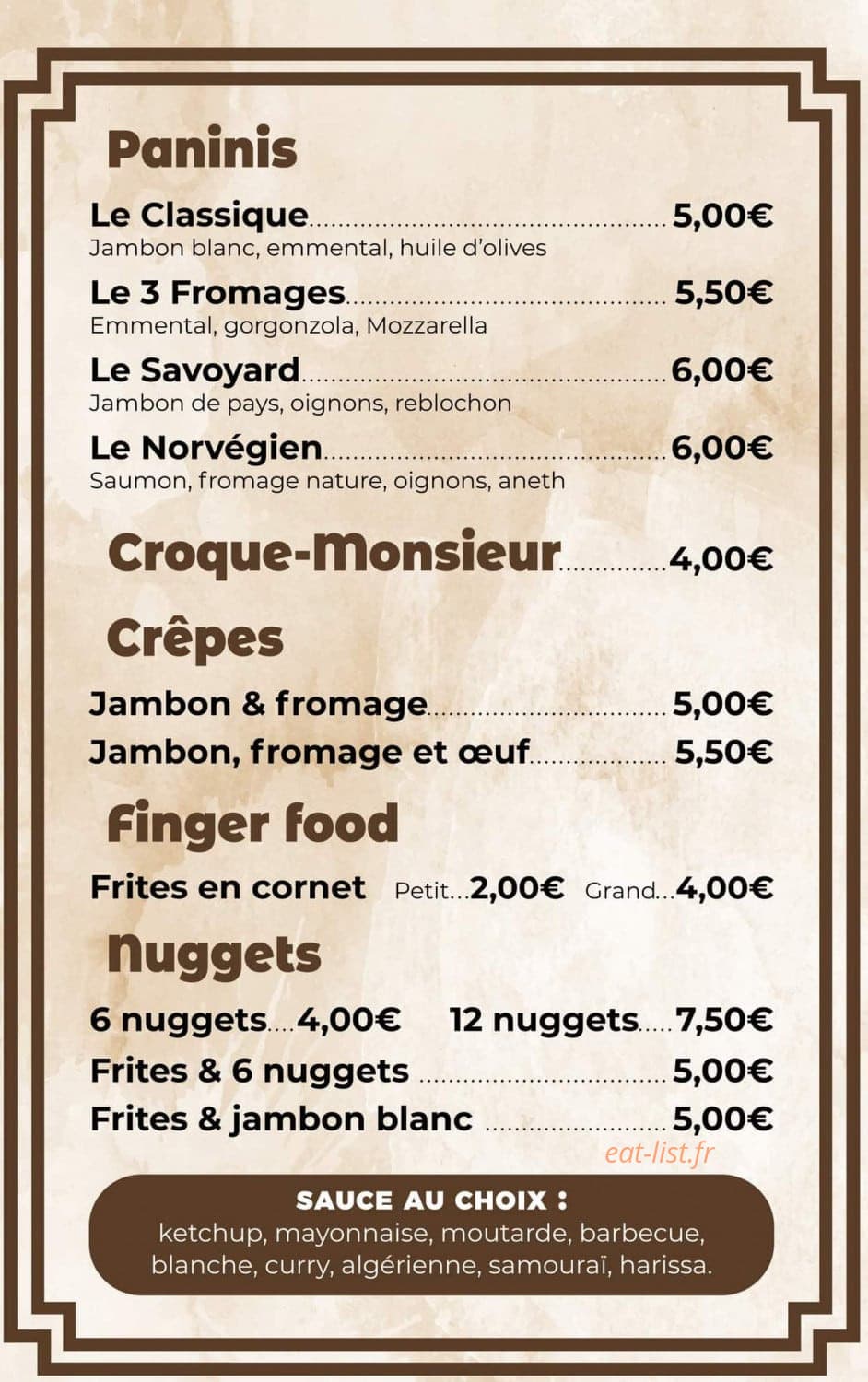 La Cahute — carte page 3