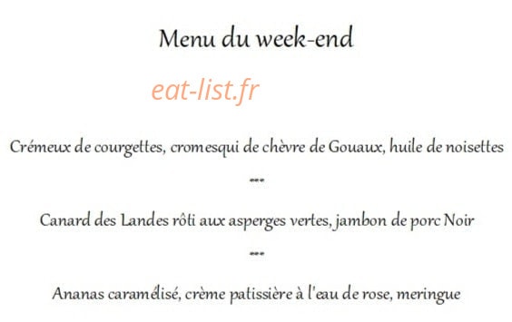 Le Balthazar — carte page 1