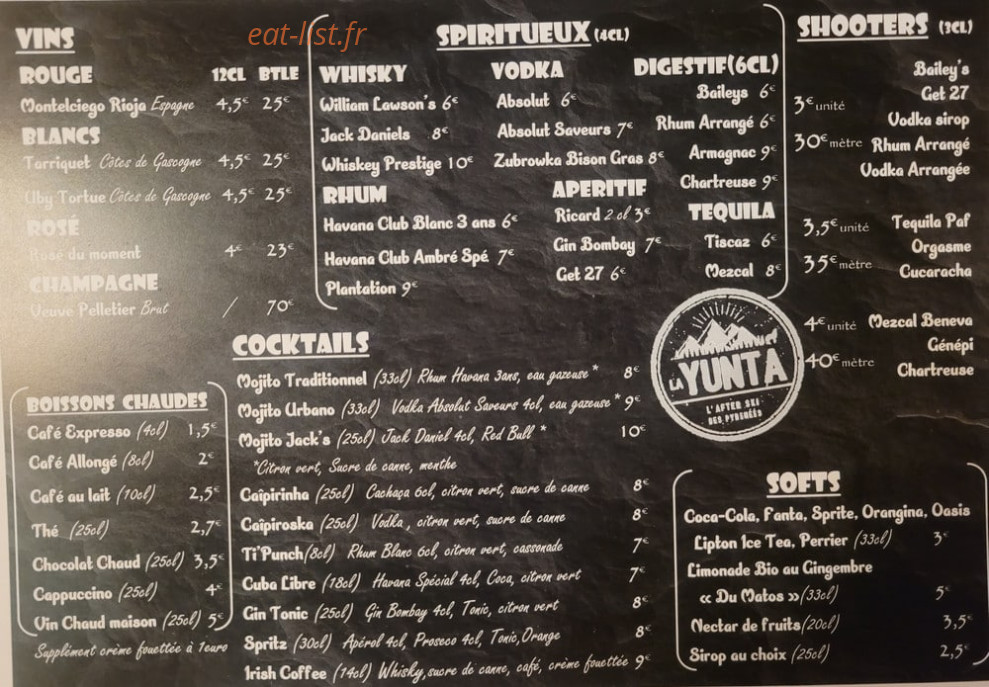 La Yunta — carte page 2