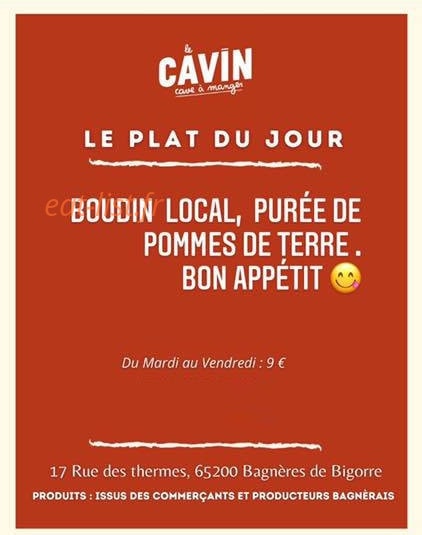 Le Cavin — carte page 1