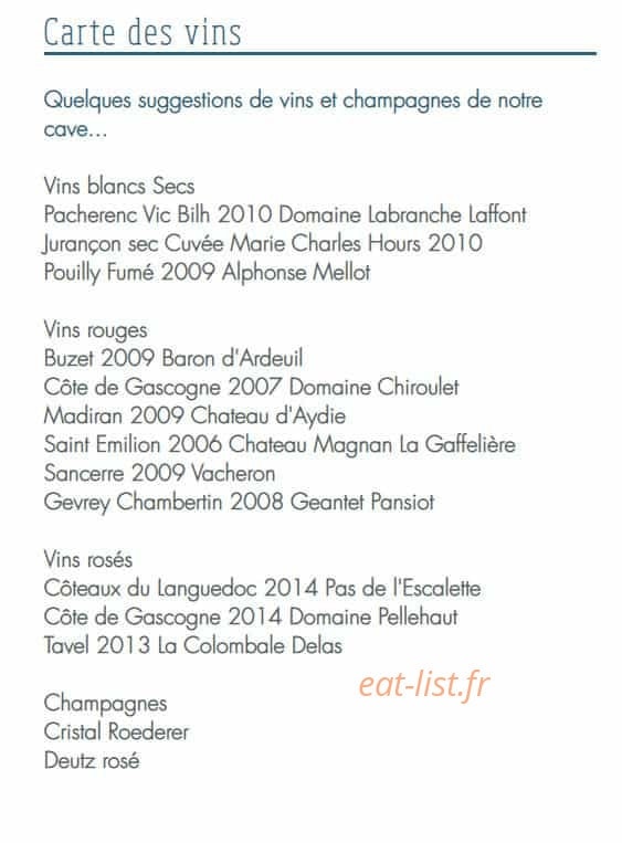 Le Jardin des Brouches — carte page 4