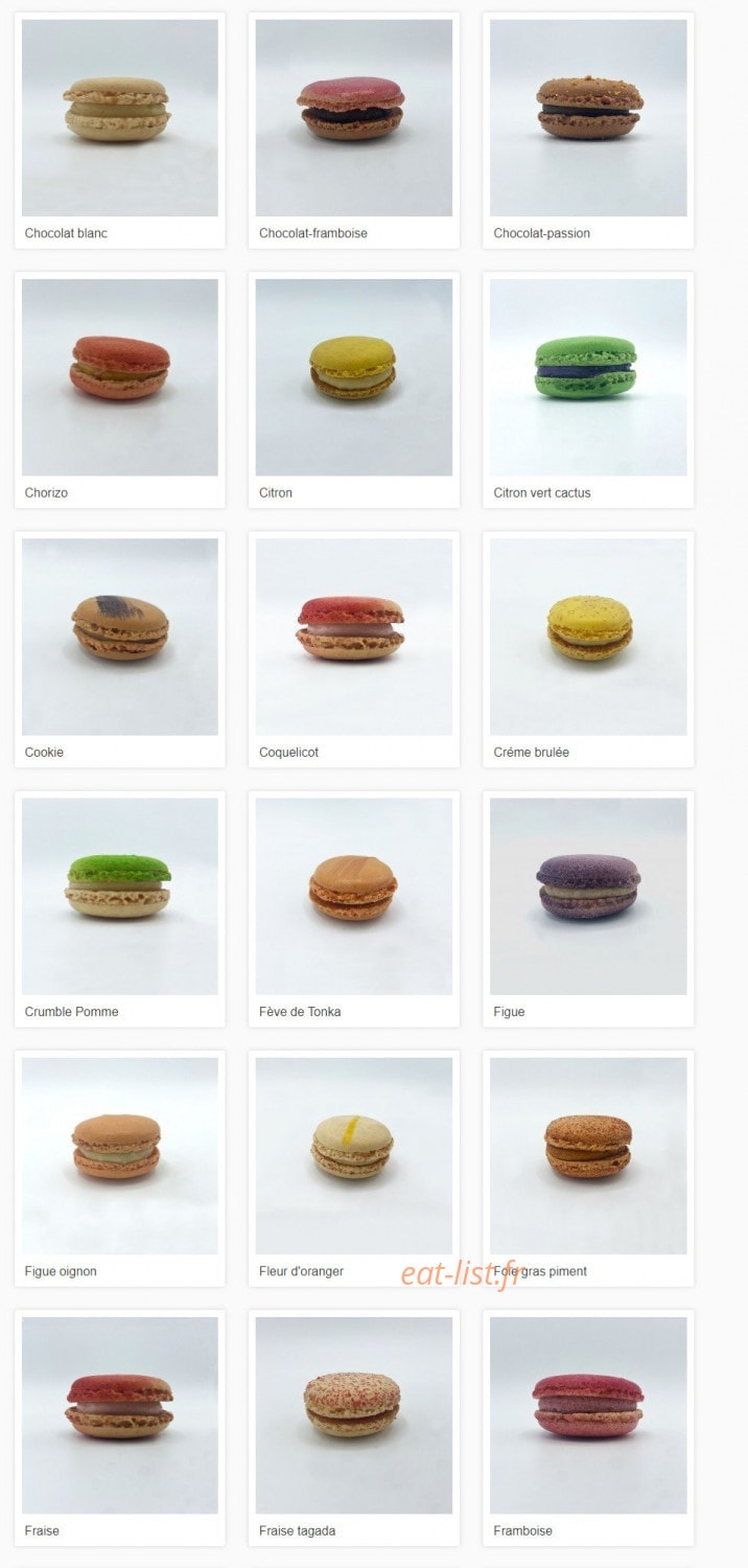 Le Monde du Macaron — carte page 5