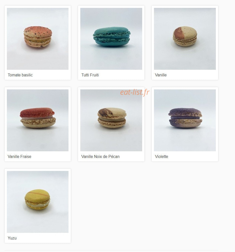 Le Monde du Macaron — carte page 8